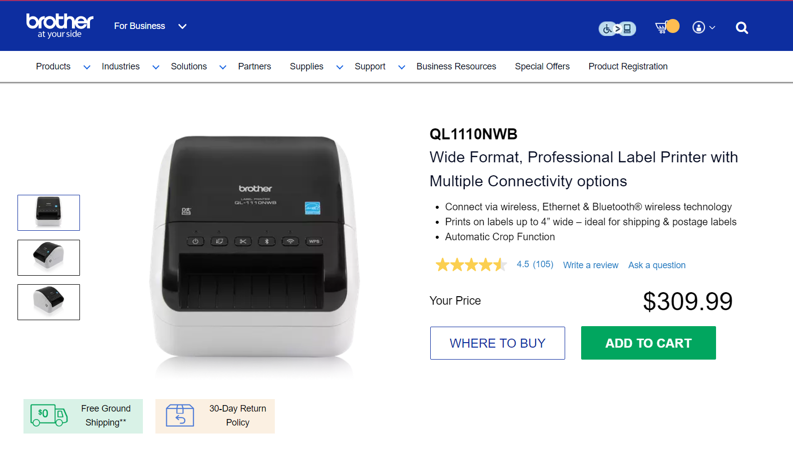 Jual COMPATIBLE LABEL PAPER BROTHER DK-11241 - 102MM X 152MM - QL-1050 QL-1060N QL-1100 QL-1110NWB | Indonesia - View #9